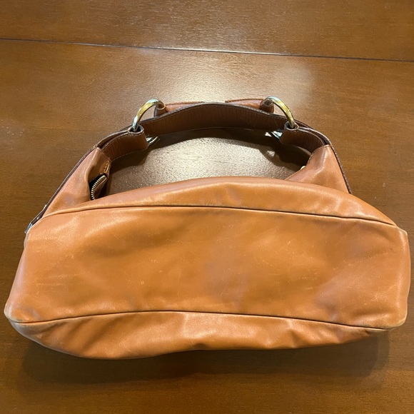 GUCCI Brown Leather Medium Horsebit Hobo Shoulder Bag - Picture 7 of 16